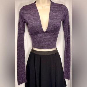 WILFRED Deep V-Neck Crop Top